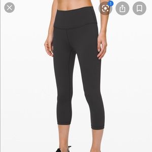 Lulu lemon Wunder Under Cropped Mid-rise leggings